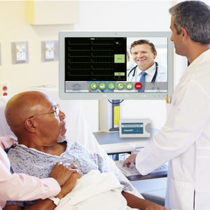 carrello per telemedicina con ECG