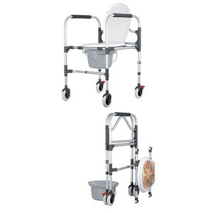 sedia da toilette con braccioli