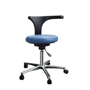 sgabello per studio odontoiatrico / con rotelle / con schienale