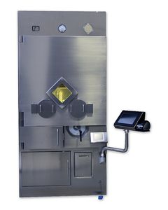 cella schermata per distribuzione / per medicina nucleare / di sintesi / a flusso laminare
