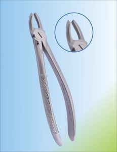 pinza per estrazione denti per molari superiori