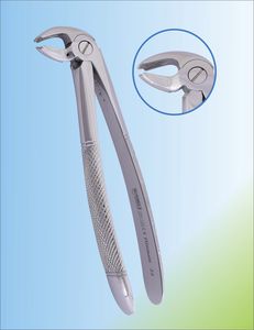 pinza per estrazione denti per molari inferiori