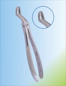 pinza per estrazione denti per molari superiori
