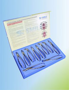 strumentario chirurgico per estrazione dentale