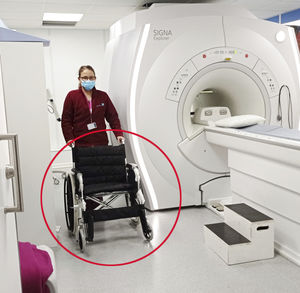 sedia a rotelle compatibile MRI 1