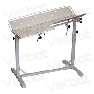tavolo operatorio veterinario / manuale / ad altezza regolabile / basculante