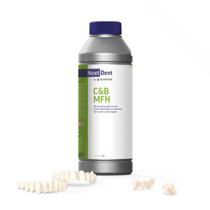 materiale odontoiatrico ibrido / per stampa 3D / per corone dentali / per ponti dentali