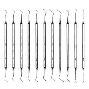 escavatore odontoiatrico doppio