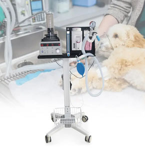 apparecchiatura per anestesia veterinaria su carrello 1