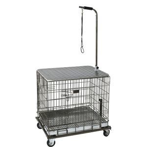 gabbia veterinaria con rotelle