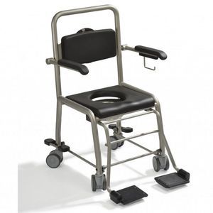 sedia da toilette con rotelle 1