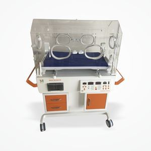 incubatrice neonatale con rotelle