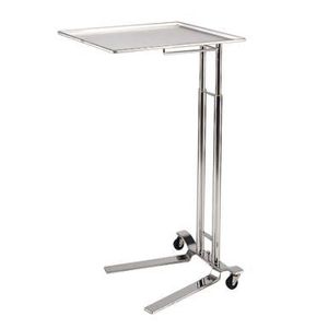 tavolo portastrumenti in acciaio inossidabile