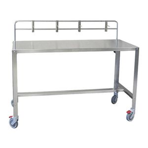tavolo portastrumenti in acciaio inossidabile