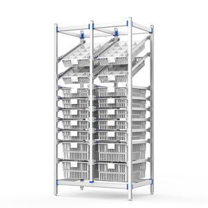 rack di stoccaggio in alluminio