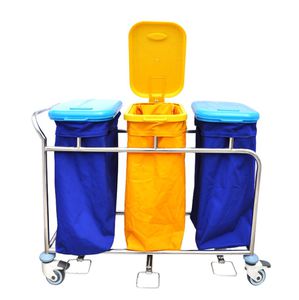 carrello portabiancheria per sacchi sporchi