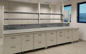 banco da laboratorio per istopatologia / per medicina nucleare / per sterilizzazione / per camera bianca