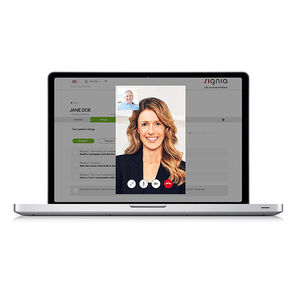 applicazione web di telemonitoraggio / per comunicazioni / con sistema di tracciatura / per telemedicina
