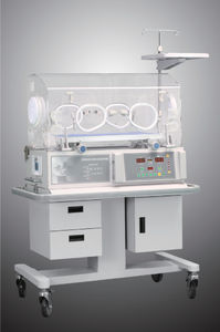 incubatrice neonatale con rotelle