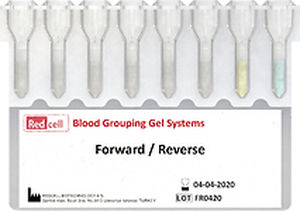 kit di test per determinazione dei gruppi sanguigni 1
