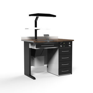postazione di lavoro per laboratorio odontotecnico con illuminazione 1