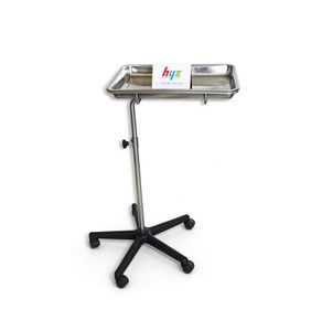 tavolo portastrumenti in acciaio inossidabile