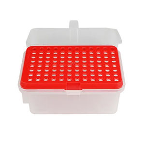 rack da laboratorio per puntali di pipette