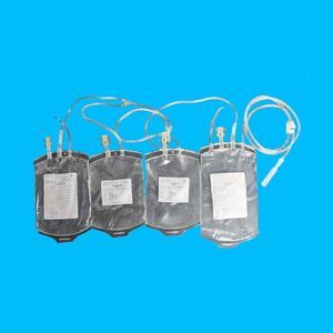 sacca per sangue quadrupla
