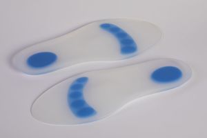 soletta ortopedica con cuscinetti per tallone