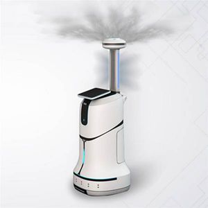 robot di disinfezione con nebbia
