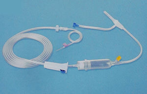 set di infusione con connettore a Y 1