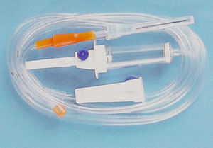 set di infusione con connettore a Y 1