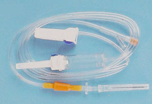 set di infusione con connettore a Y 1