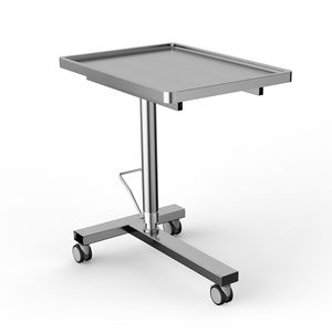 tavolo portastrumenti in acciaio inossidabile