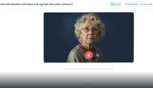 piattaforma AI di simulazione paziente