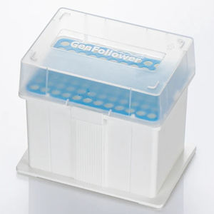 rack da laboratorio per puntali di pipette