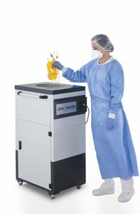 sistema di trattamento rifiuti da laboratorio