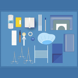 kit medico per posa di catetere
