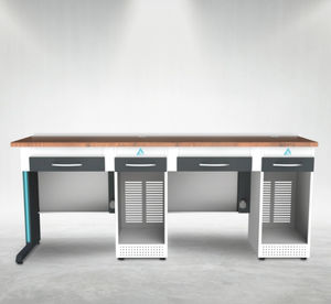postazione di lavoro per laboratorio odontotecnico con ripiani 1