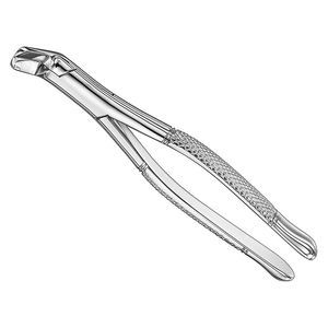 pinza per estrazione di radici dentali