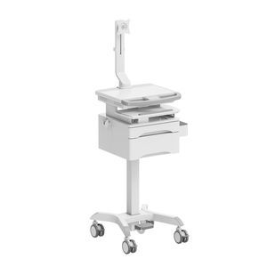 carrello informatico con cassetti