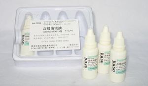 kit di reagenti olio da immersione