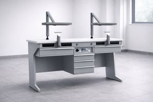 postazione di lavoro per laboratorio odontotecnico didattica