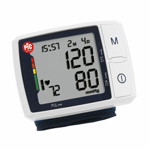 Logiko Dm491 Sfigmomanometro Digitale Da Tavolo – Display LCD 4 Pollici, 120 Memorie, Rilevazione Aritmia, Bracciale Automatico