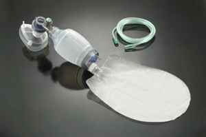 rianimatore manuale neonatale / riutilizzabile / con valvola di sovrapressione / in silicone