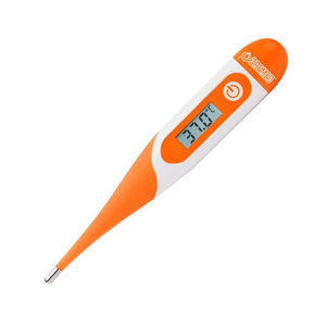 termometro pediatrico / digitale / con segnale acustico / a tenuta stagna