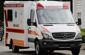 ambulanza con compartimenti
