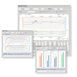 software di visualizzazione / di gestione dati dei pazienti / kinesioterapia / per cardiologia