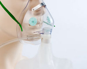 maschera a ossigeno / facciale / ad alta concentrazione