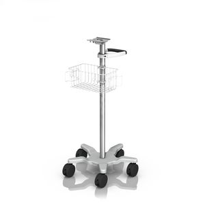 asta portamonitor con rotelle 1